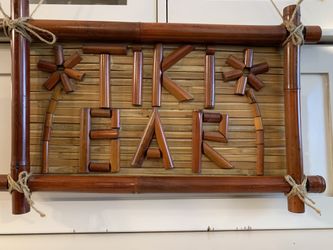 Bamboo Tiki Bar Sign 