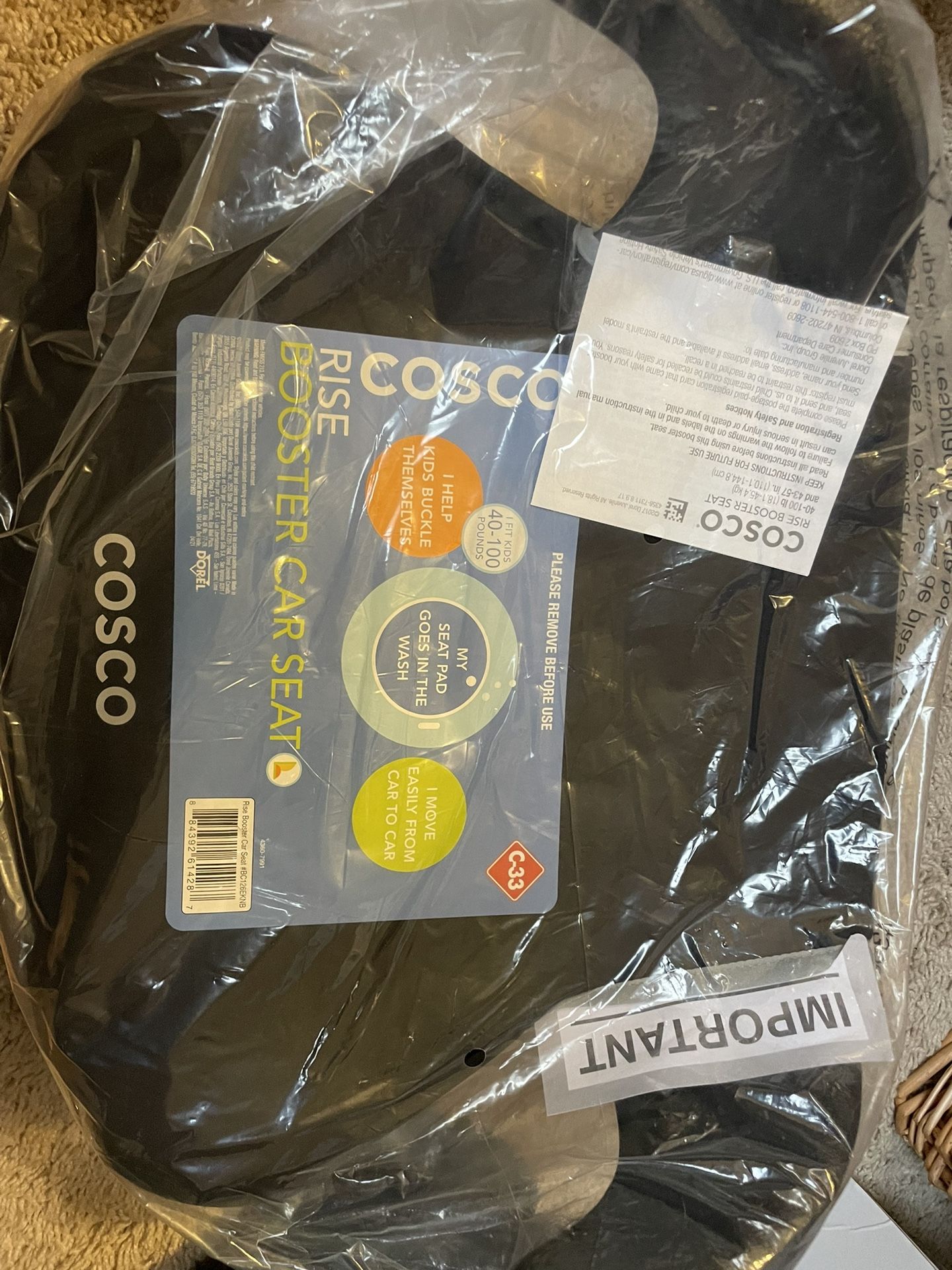 Cosco Booster Seat New In Plastic