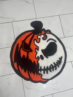 Jack Skellington/pumpkin Rug