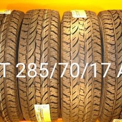 4 New Tires For Sale 285/70/17 LT AT 10ply All Terrain We Service Motorcycle Tires