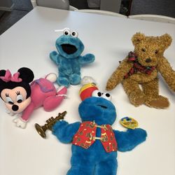 Motion/sound Activated Plushies, Individual Prices