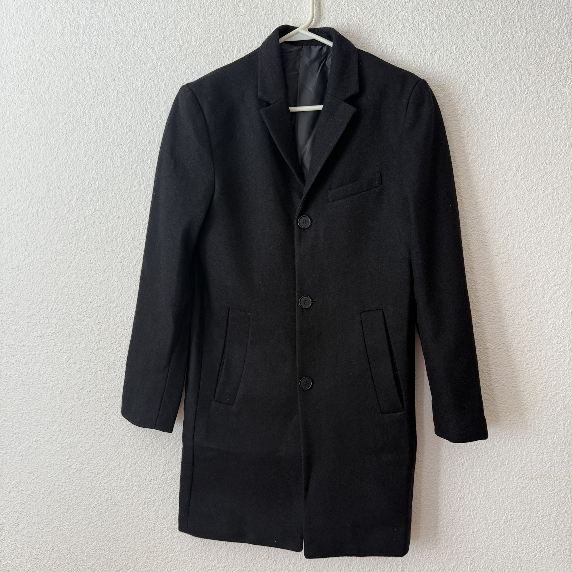 H&M Men’s Wool Blend Coat Size 36R