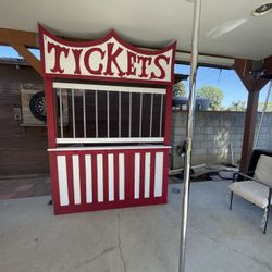 Carnival Ticket Booth Prop
