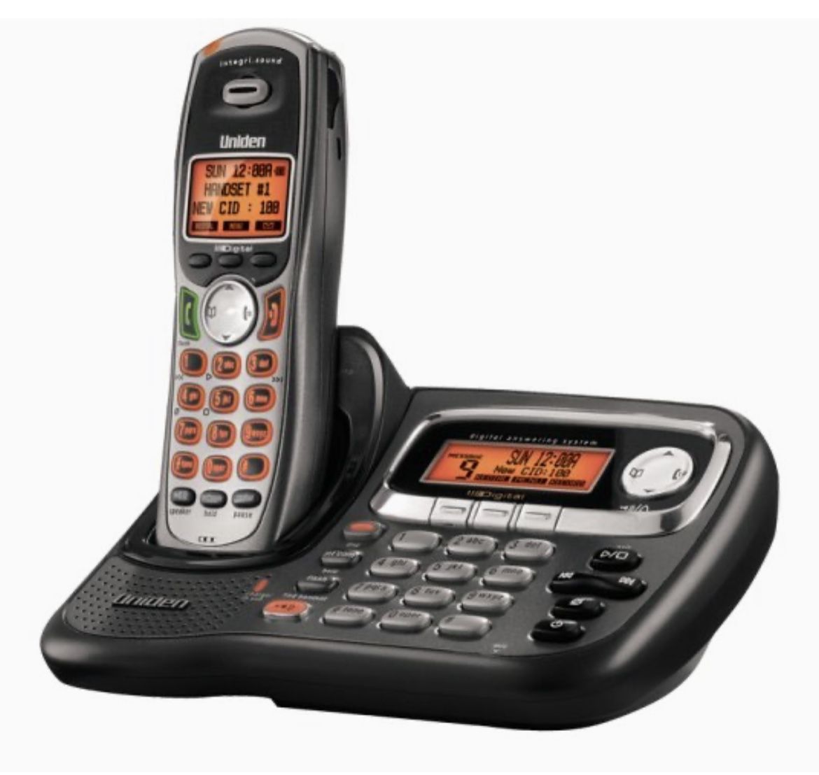 🆕 Uniden TRU9485 Expandable Cordless System with Digital Answering System, Dual Keypad and Call Waiting/Caller ID
