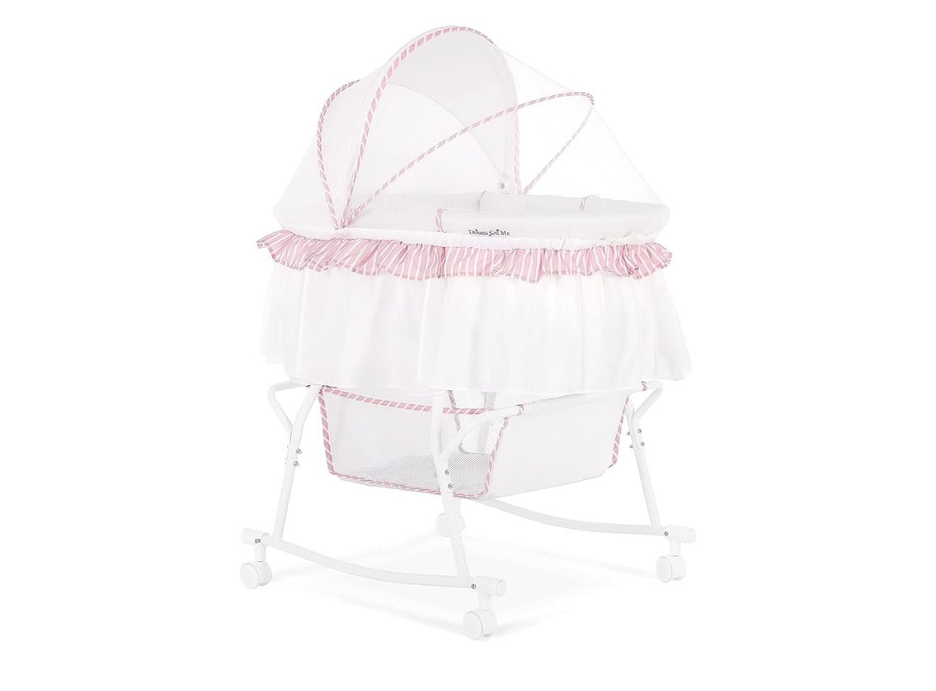 Dream On Me Lacy Portable 2 in 1 Bassinet & Cradle 