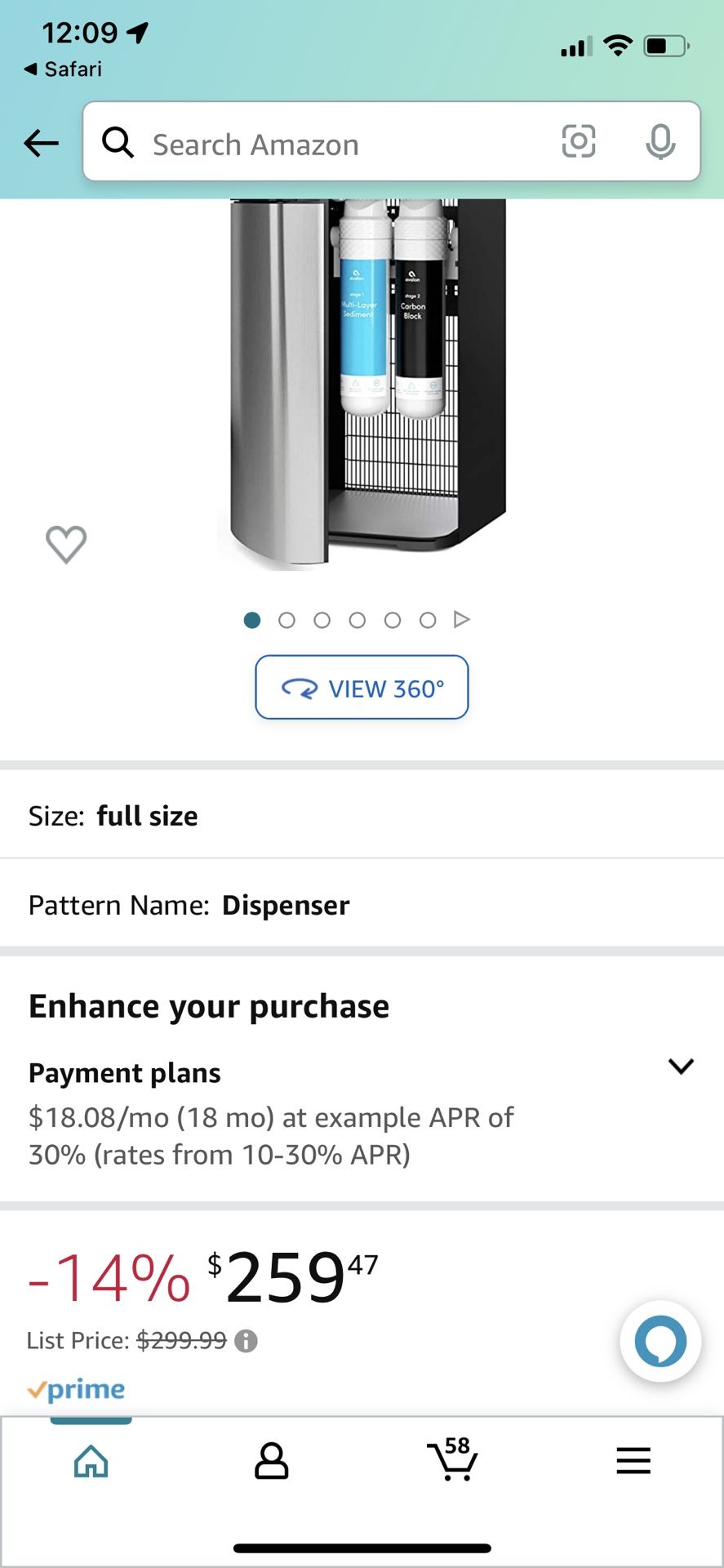 A5 Avalon Bottleless Water Dispenser NO FILTERS100 OBO for Sale in