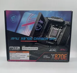 MSI MPG X870E Carbon WiFi Gaming Motherboard (AM5, DDR5, Wi-Fi 7, ATX)