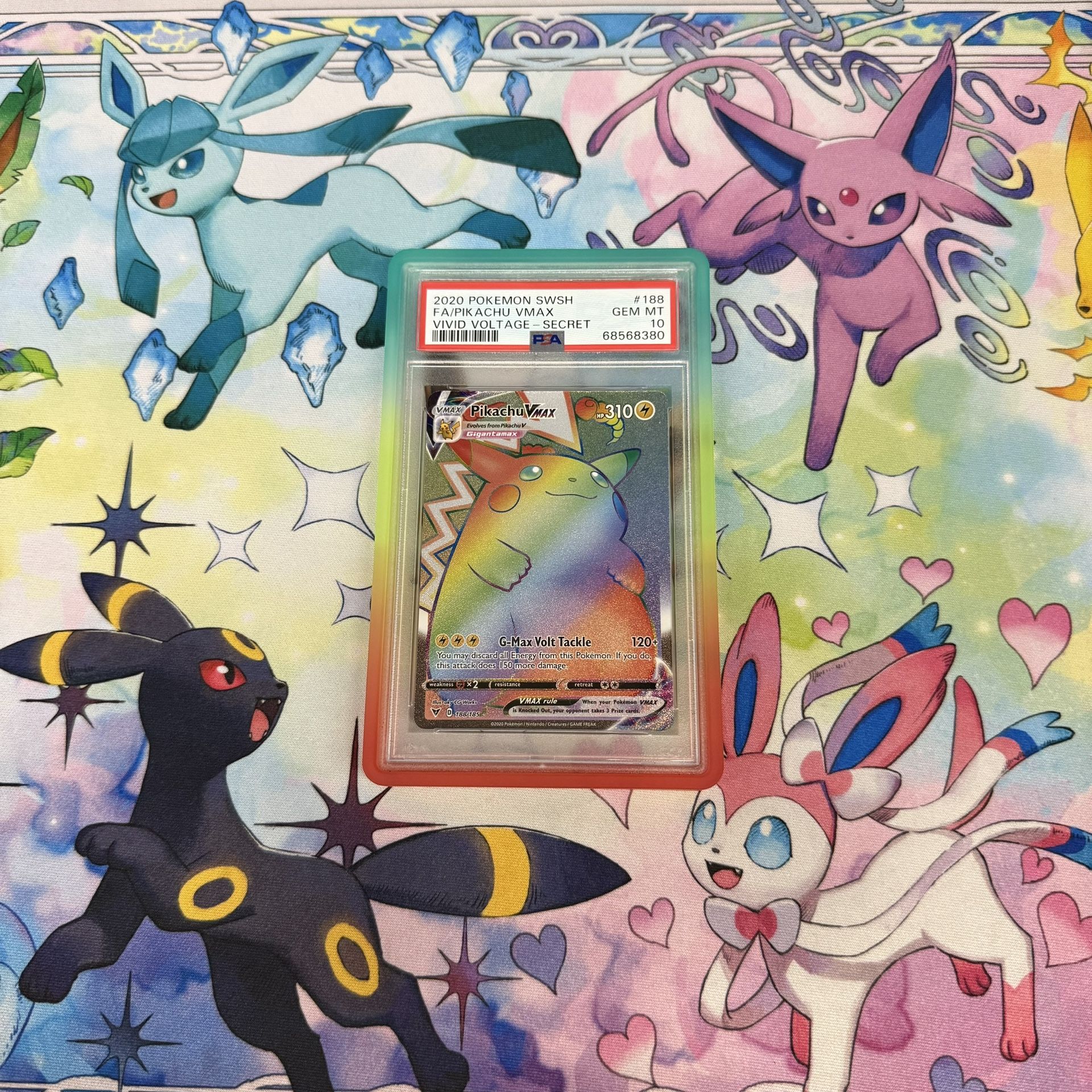 PSA 10 Pikachu VMAX 188