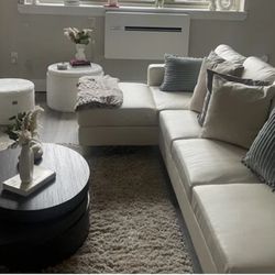 Seccional Couch White New