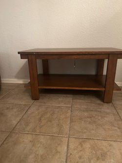 Wooden coffee table