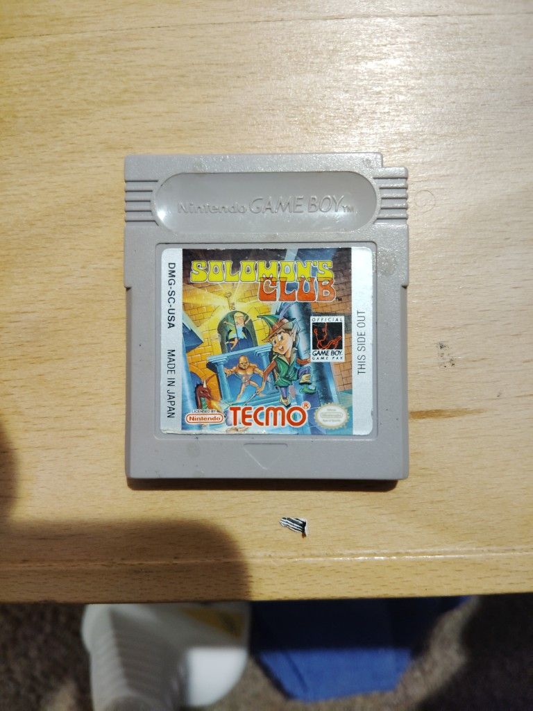 Nintendo GAMEBOY Solomon's Club