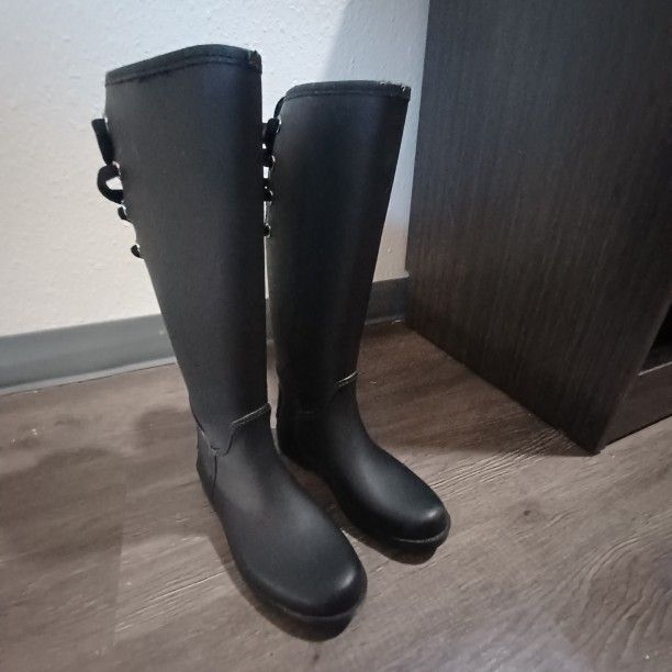 Coach Rain Boots Size 6 1/2