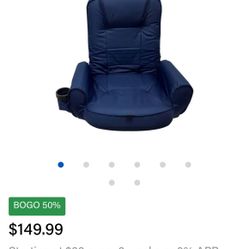 PAIR of West Marine Boat deck Seats Go-Anywhere High-Back Seat 2