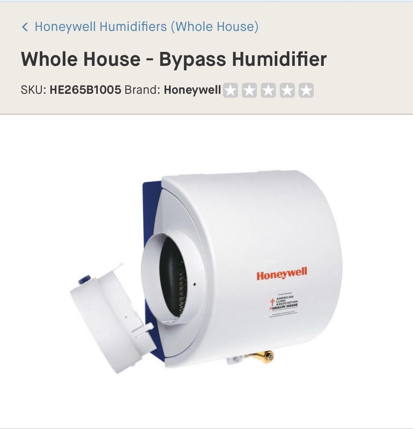 Honeywell Furnace Humidifier BRAND NEW