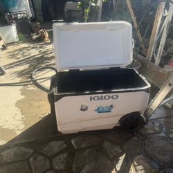 Tengo Esta Hielera Grande Con Llantas 