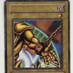 Yugioh Left Arm Of The Forbidden One Legend Of Blue Eyes White Dragon 1st Edition HP