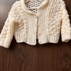 Handmade Baby/toddler Sweater