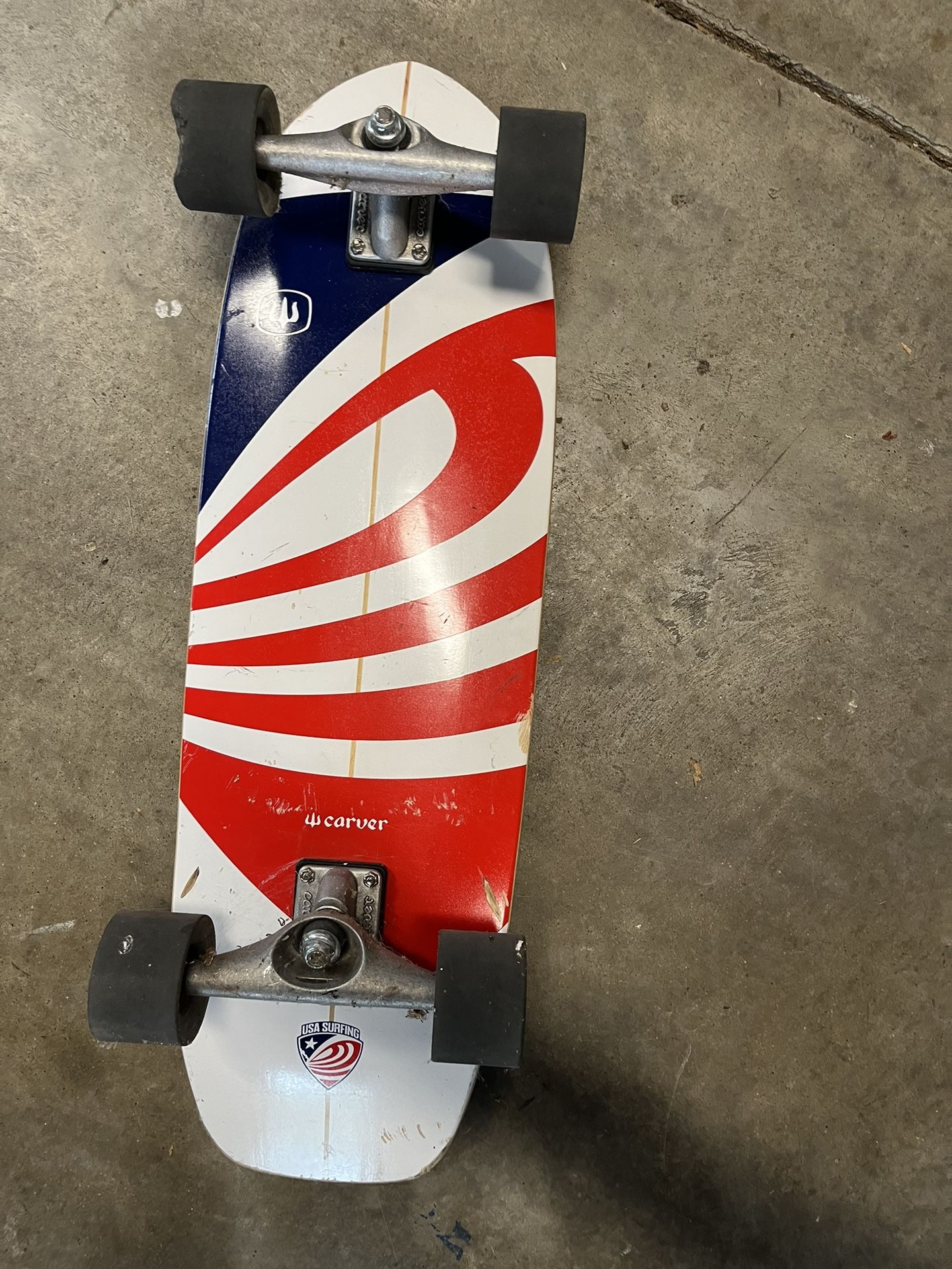 Carver 30.75" USA Booster Surfskate