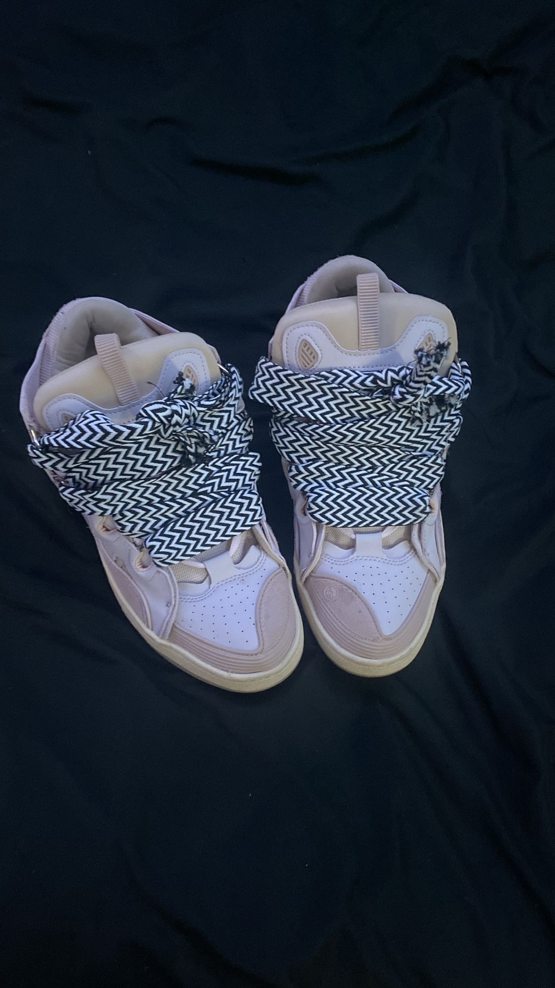 Pink Lanvin Curb sneakers