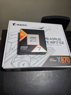 New Sealed Ryzen 7 9850X3D + GIGABYTE X870 AORUS ELITE WIFI7 ICE Bundle