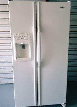 Maytag white refrigerator