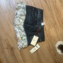 Brand New With Tags Denim, Size 12 Girls Skirt
