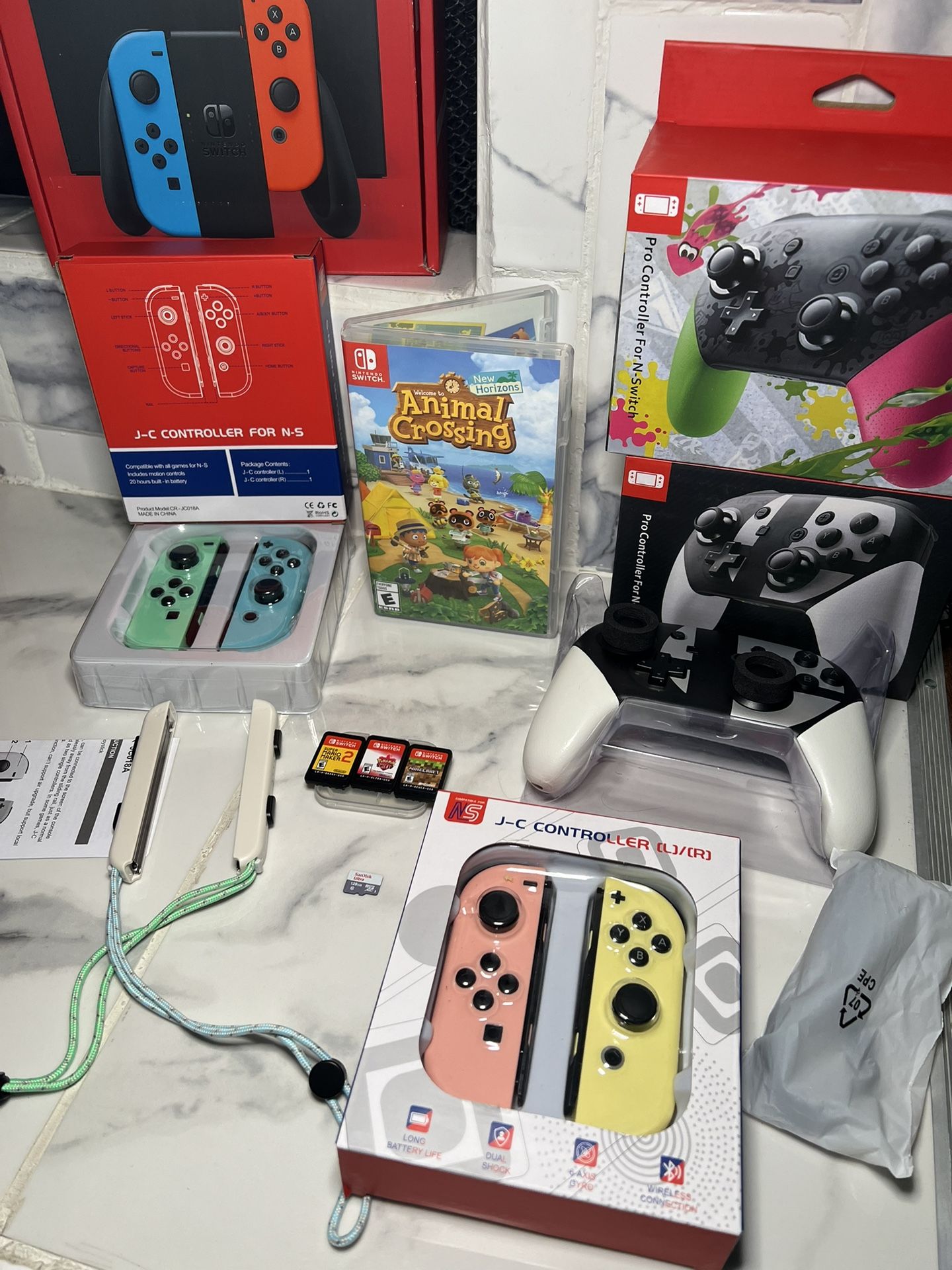Nintendo switch animal crossing games and accessoriss