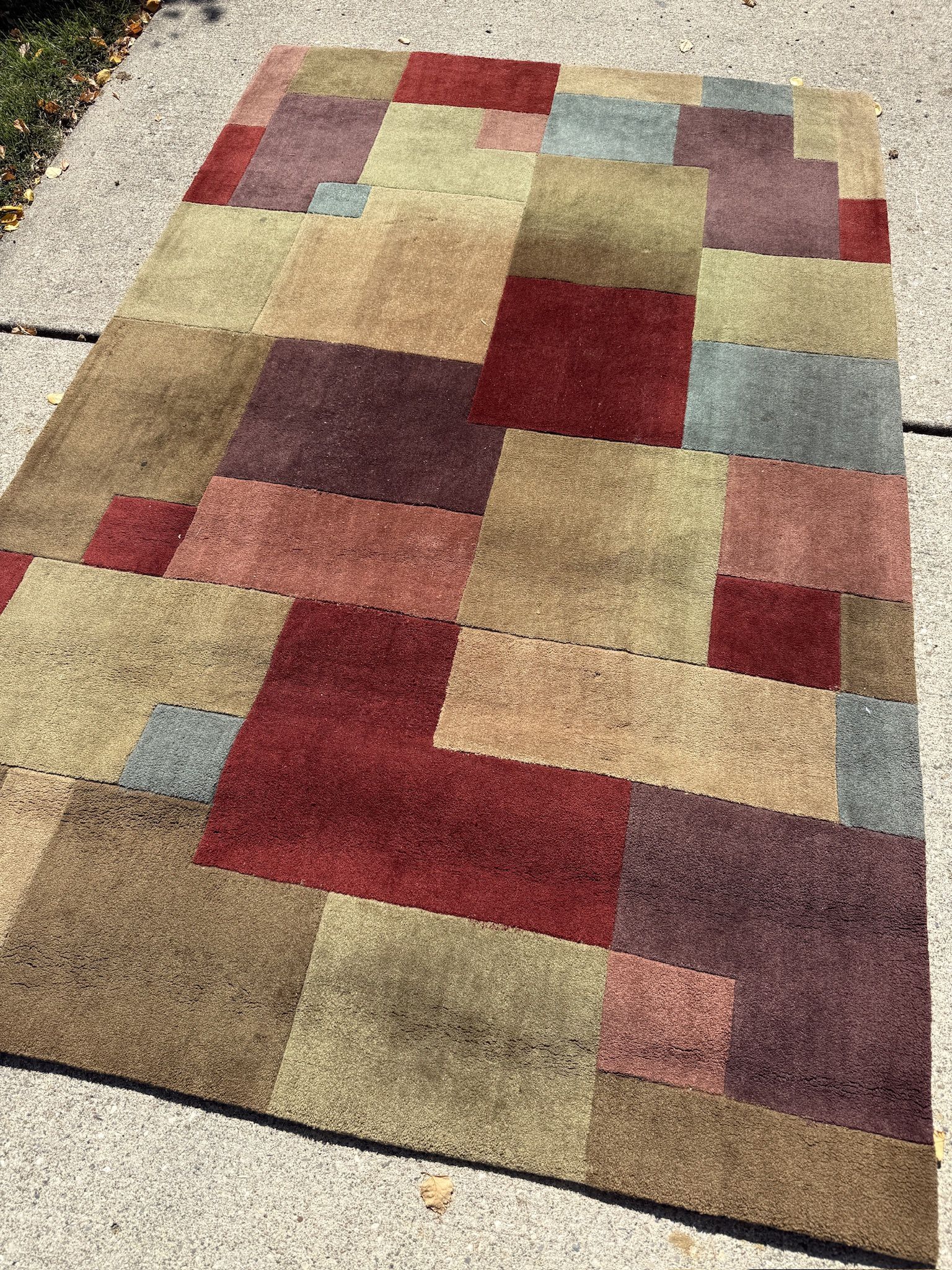 Beautiful Multi-Colored 5x8’ Area Rug in good shape.