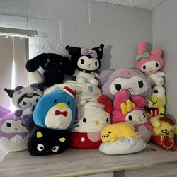 SANRIO PLUSHIES !