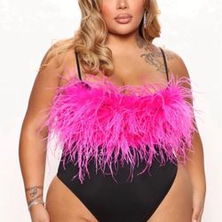 Feather Bodysuit