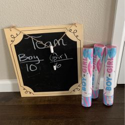 Gender Reveal Items 
