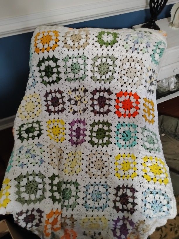 Multi Color Afghan