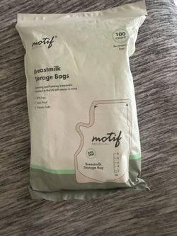 Breastmilk storage bags