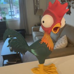Disney, Hey Hey Moana Squeeze And Scream Hei Hei Chicken/Rooster 12 “ Toy