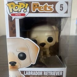 VAULTED Labrador Retriever Funko Pop #5 Pets Pet Vinyl Figurine Dogs Dog Animals