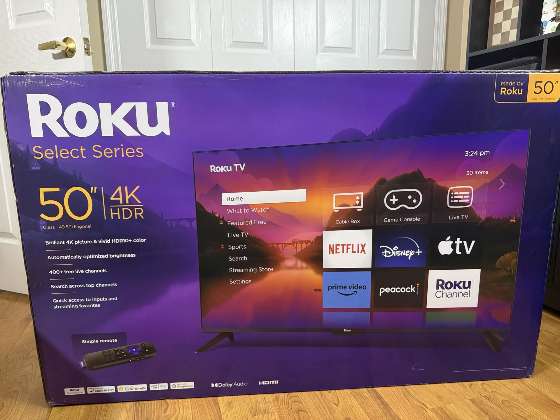 Roku Smart TV 2025 – 50-Inch Select Series