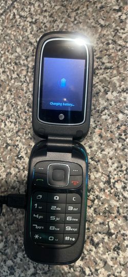 AT&T Flip Phone with Keypad