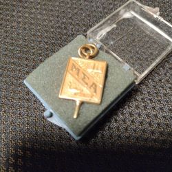 Vtg Sorority Key Pendant