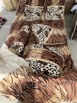 Colcha De Leopardo Queen 
