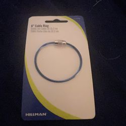 6” Cable Ring For Keys And Whatever New 