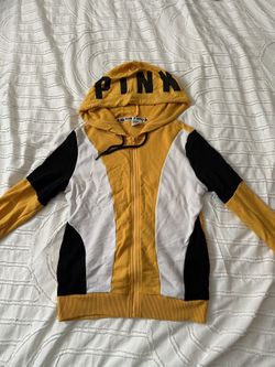 Yellow PINK zip up