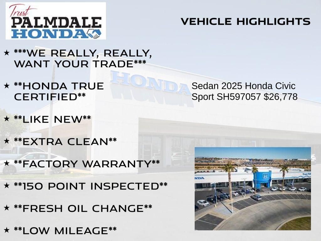 2025 Honda Civic Sedan