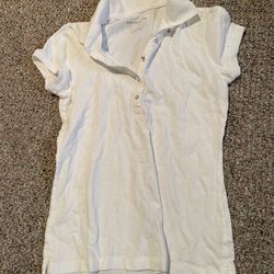 GIRLS ARIZONA JEANS CO LARGE 14-16 WHITE SHIRT