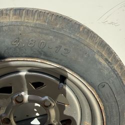 Trailers tires and rims 4.80-12
