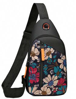 Floral Print Chest Bag
