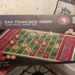 San Francisco 49ers CHECKERS Game Set 🔥