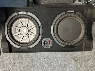 Comp Kicker’s 10” Speakers and Amp