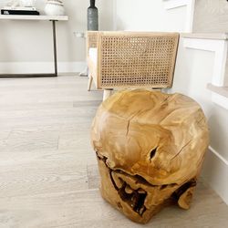 Solid Wood End Table 