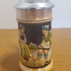 Vintage Lusterware German Beer Stein.  