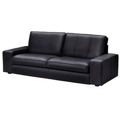Ikea leather couch